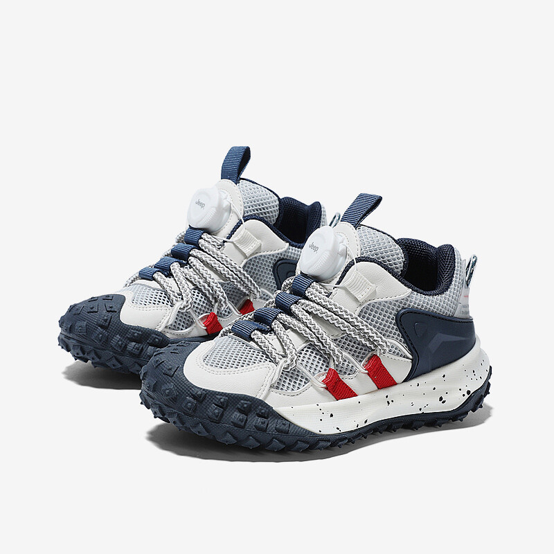 Кроссовки Jeep Kids Lifestyle Shoes Kids Low-top, синий/серый/красный — фото 4