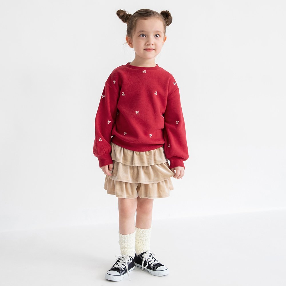 Толстовка с флисовой подкладкой и разнообразной вышивкой Branshes, Red — фото 3