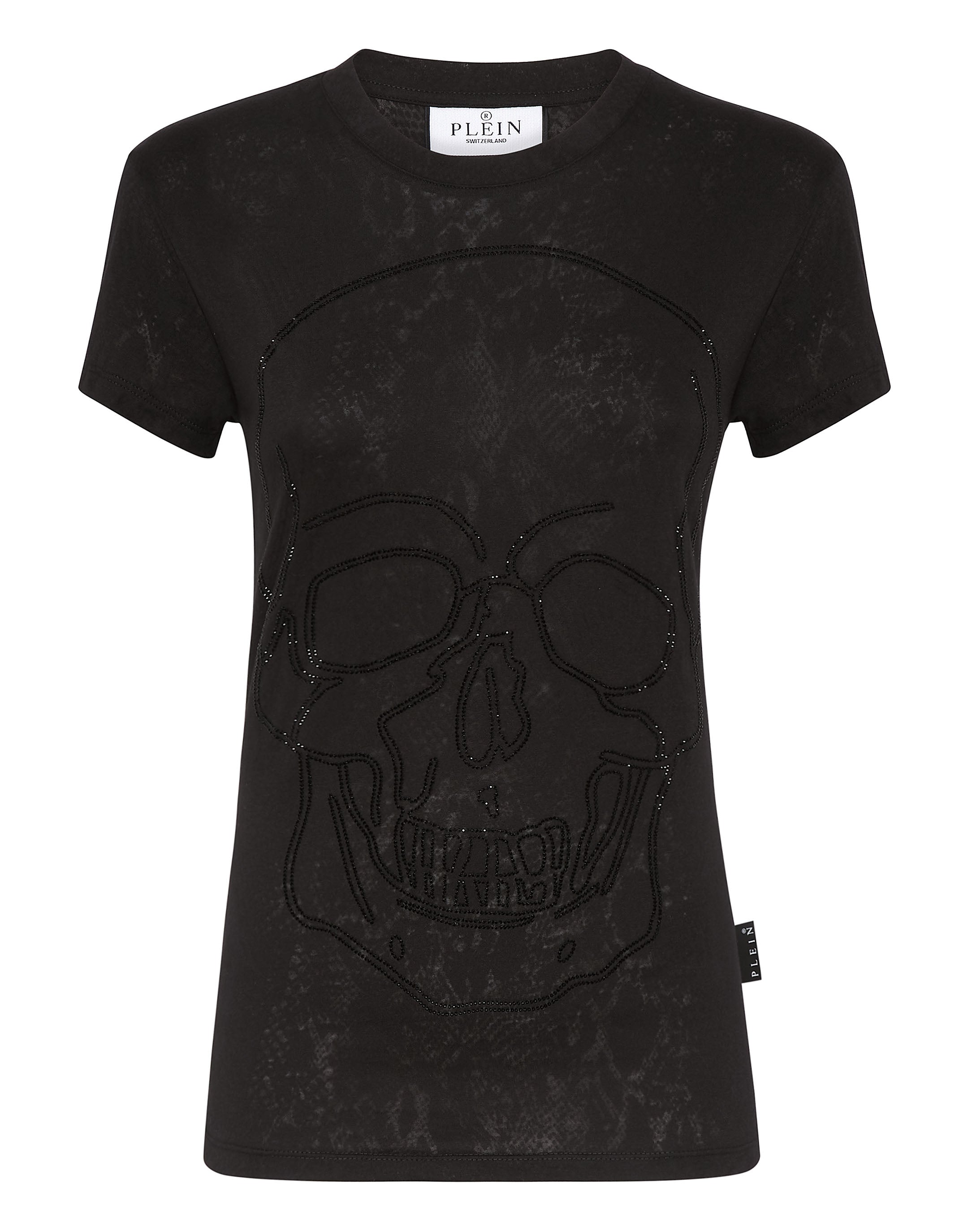 

Футболка с круглым вырезом Sexy Pure Fit Skull PHILIPP PLEIN, черный