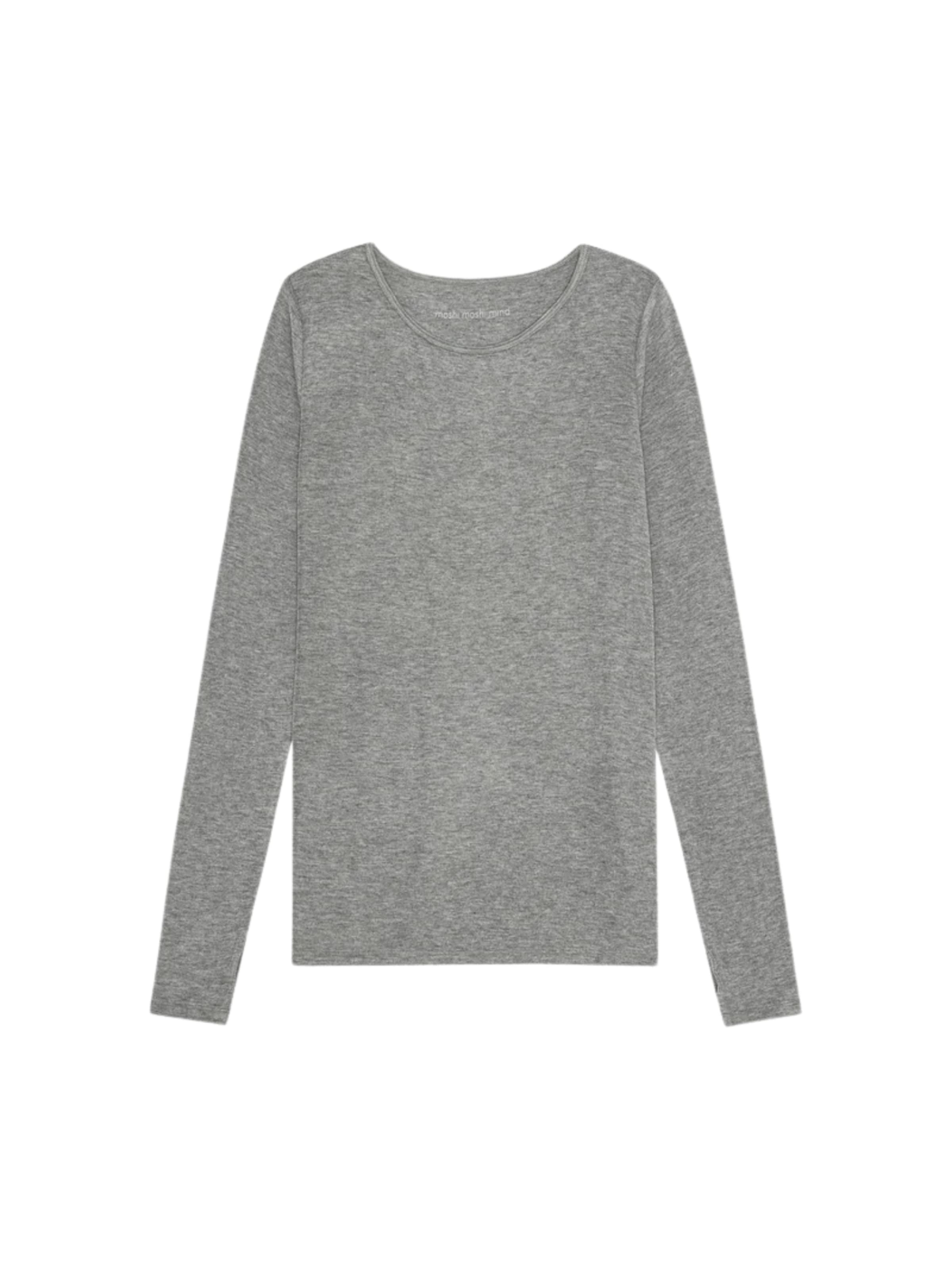 

Moshi moshi mind Лонгслив 'Evermore' в крапчатом сером цвете