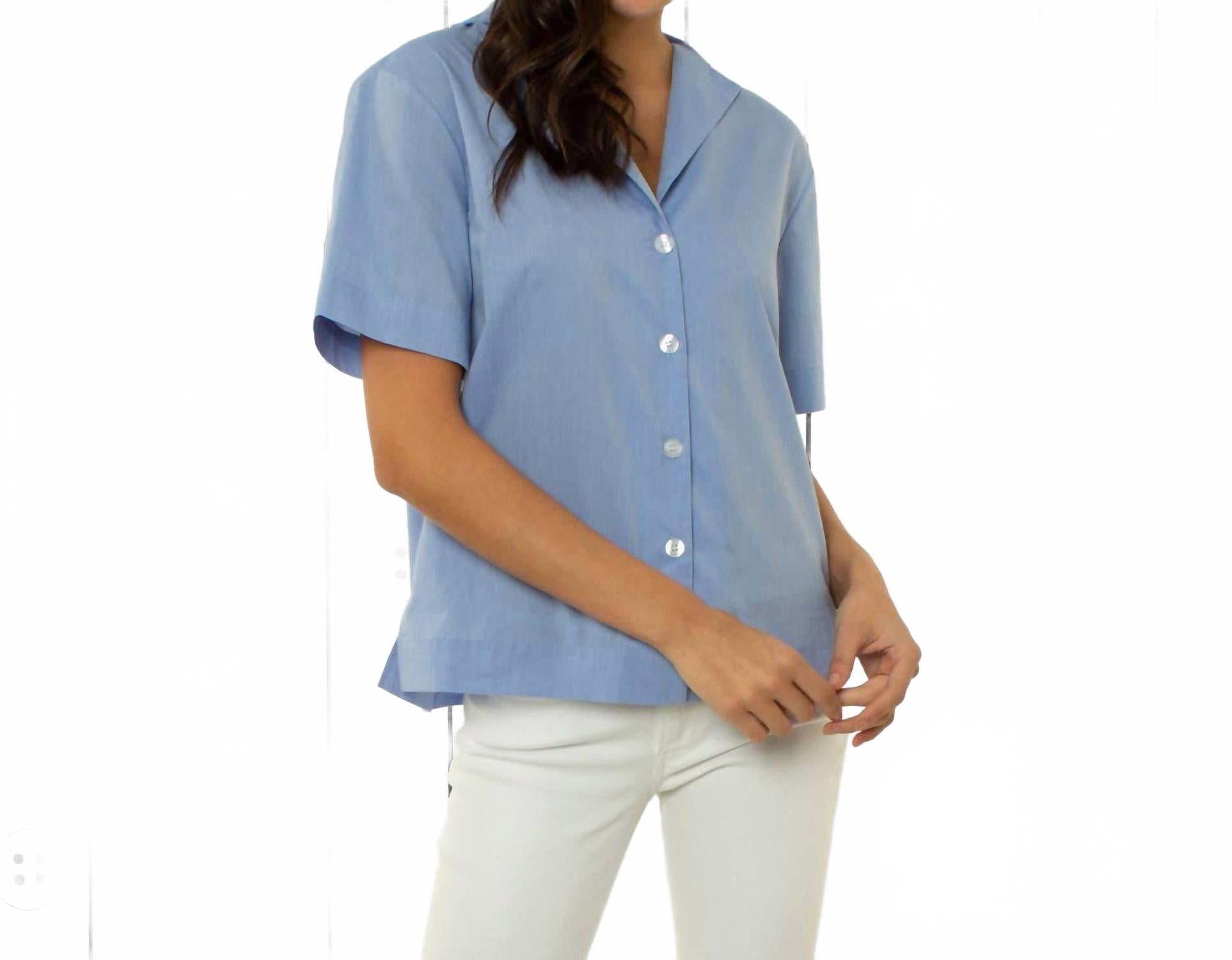 

Модная рубашка поло в голубом цвете для мальчика Thirteen Seven