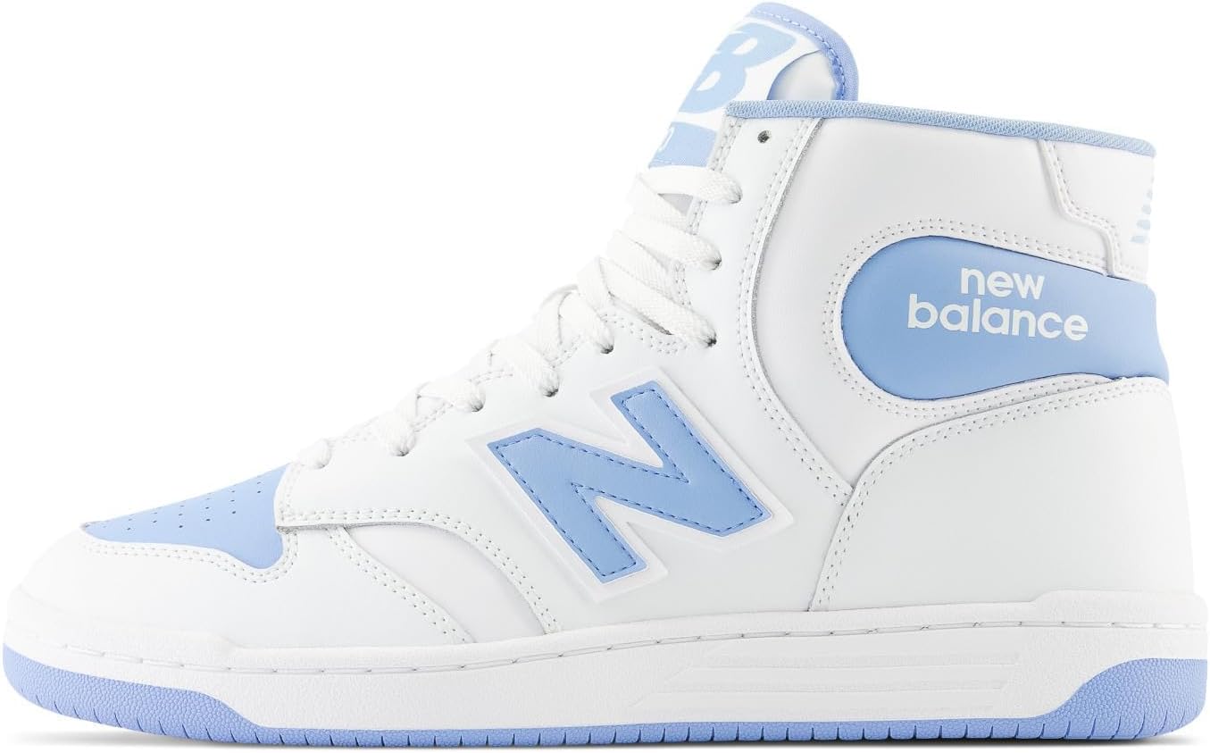 Кроссовки New Balance Unisex-Adult Bb480v1, White — фото 4