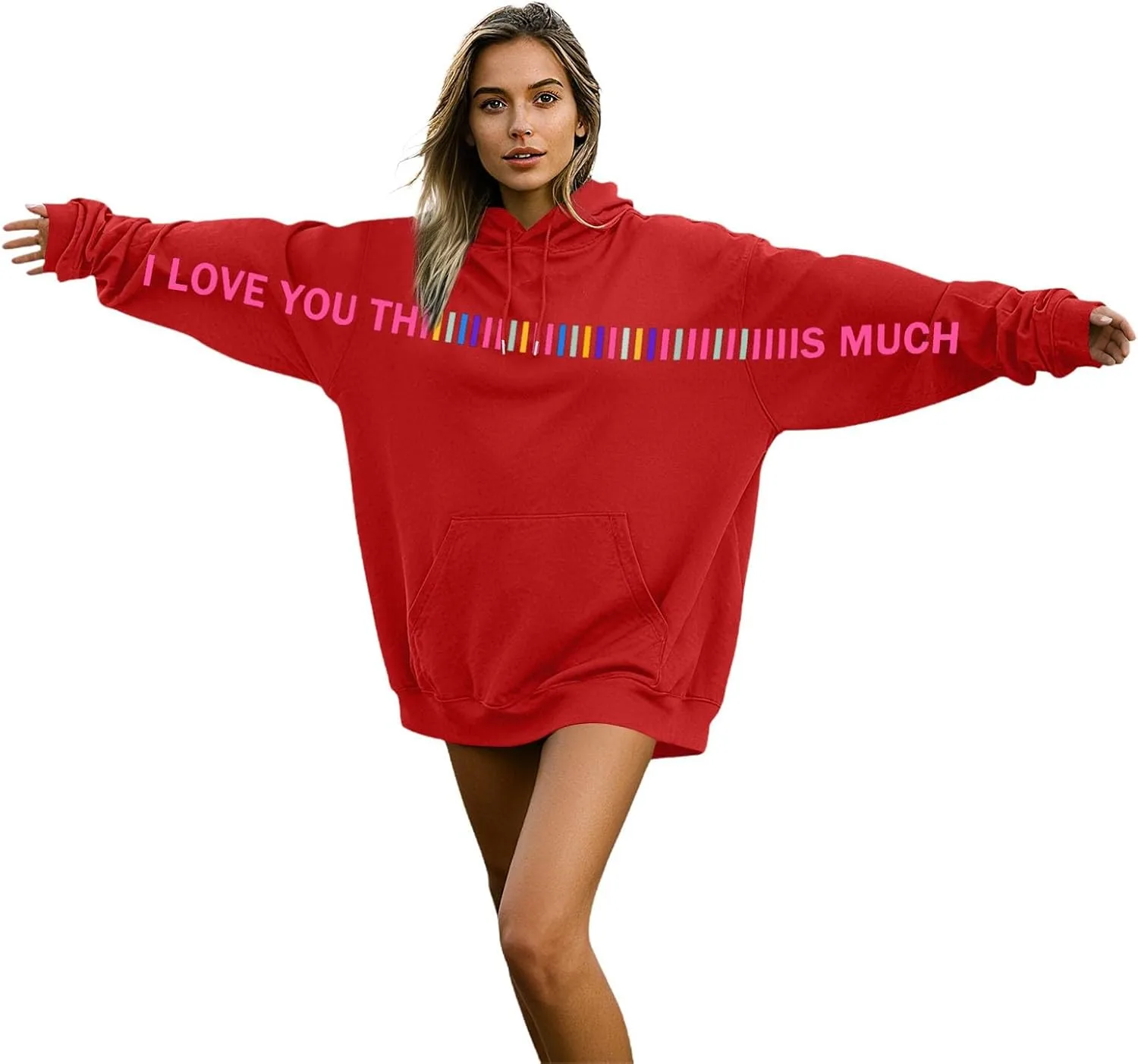 

Толстовка Valentine's Day I Love You This Much