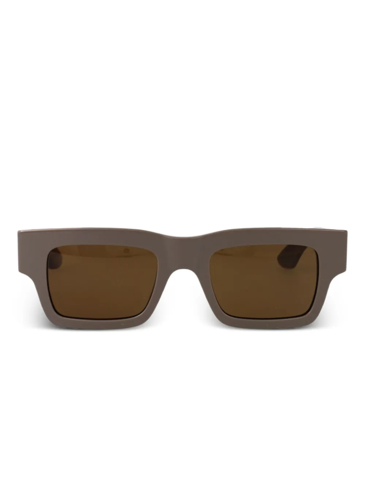 

Alexander McQueen Eyewear chunky-frame солнцезащитные очки, коричневый