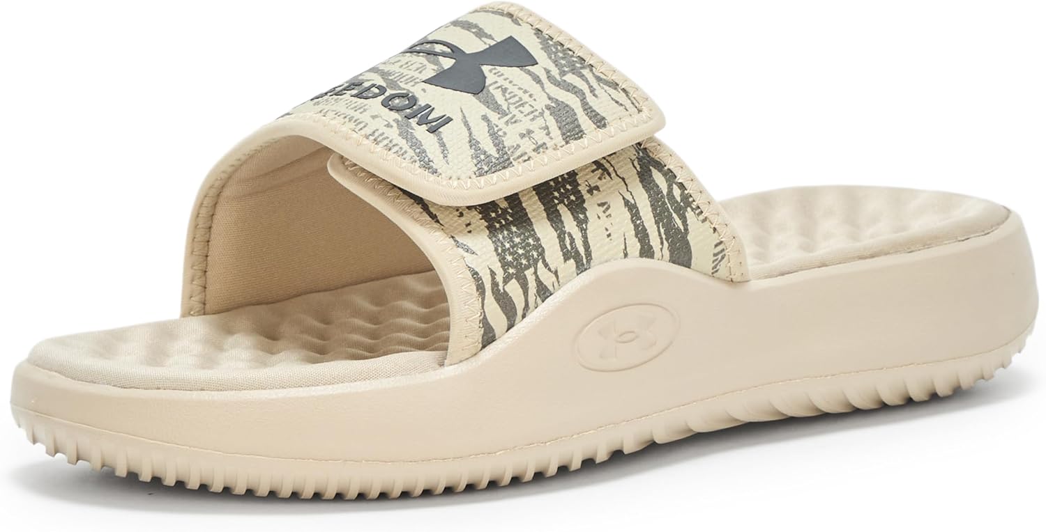 

Under Armour мужские сланцы Ignite Pro 8 Freedom, (290) Desert Sand/Federal Tan/Black