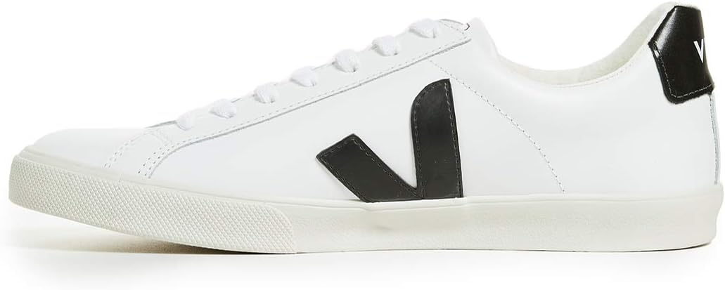 Мужские кроссовки Veja Esplar из кожи, белый/черный — фото 2