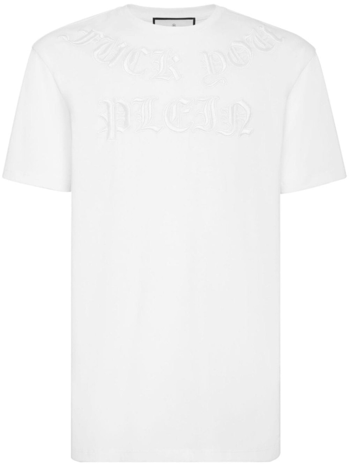 

Philipp Plein футболка с логотипом Gothic, белый