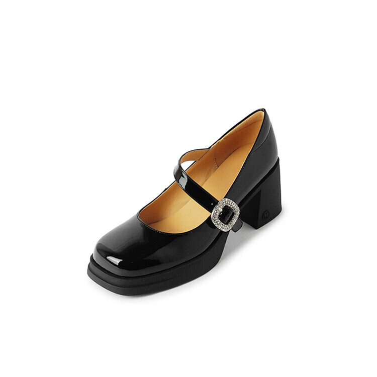 

Туфли Мэри Джейн женские Quicheshoes, цвет Burgundy