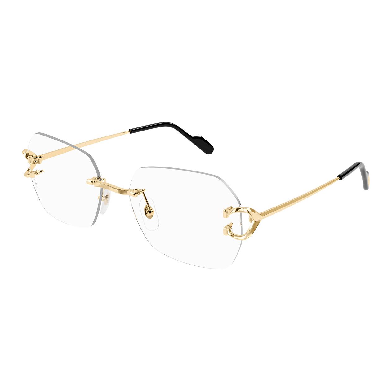 

Cartier Овальные очки в оправе, Gold