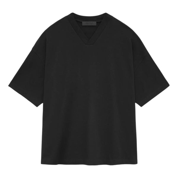 

Футболка ss24 v neck t-shirt 'black' Fear Of God Essentials, черный