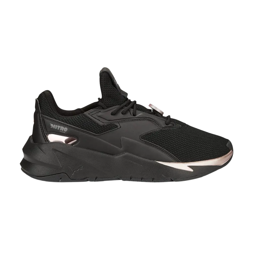 

Кроссовки Wmns Fier Nitro Metallic Puma, черный