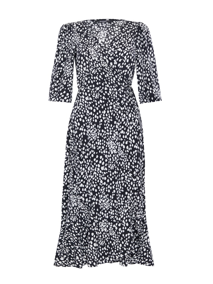 

Платье длиной до колена Threadbare, цвет black polka dot