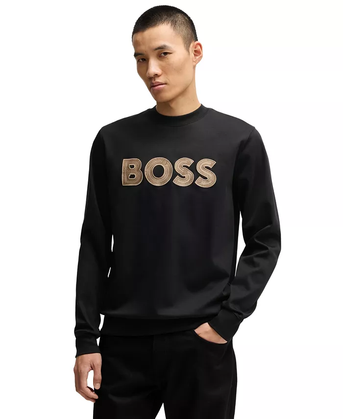 

BOSS X Creation of The Gods Логотип Мужской Свитшот Классического Покроя Hugo Boss, черный