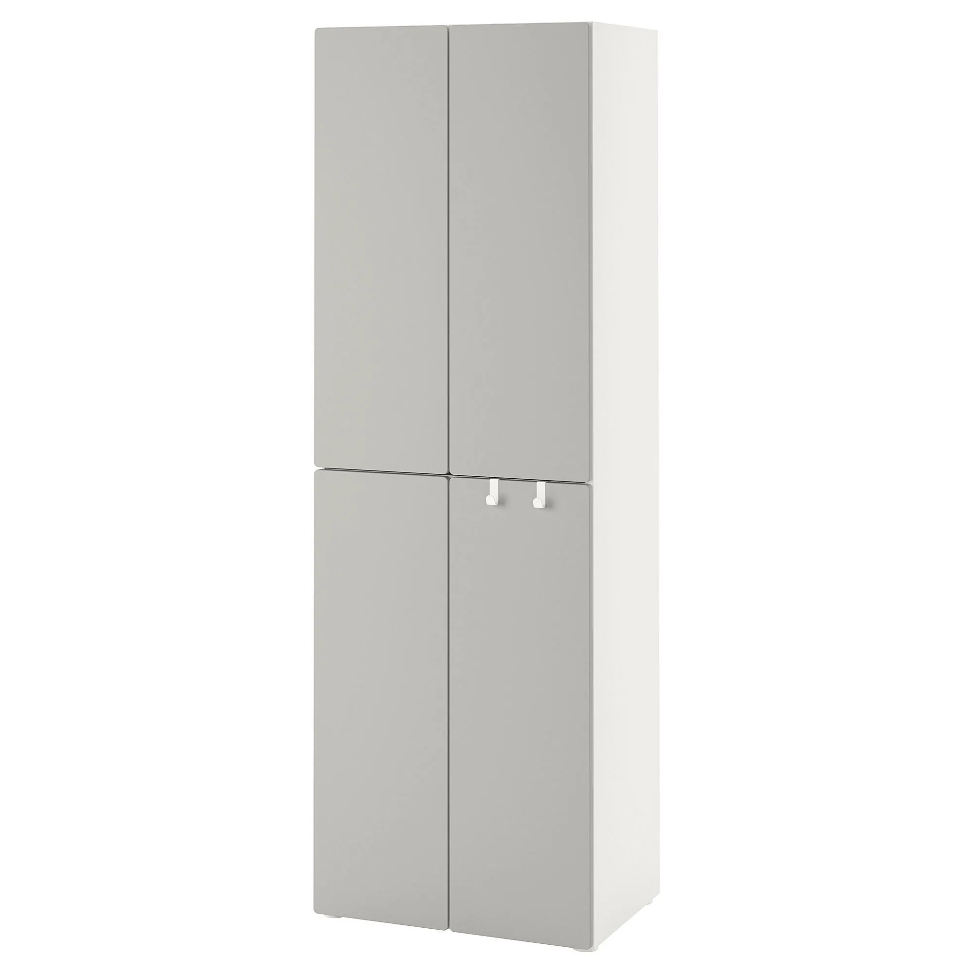 

Детский шкаф, белый/серый, 60х40х180 см, PLATSA/SMÅSTAD IKEA