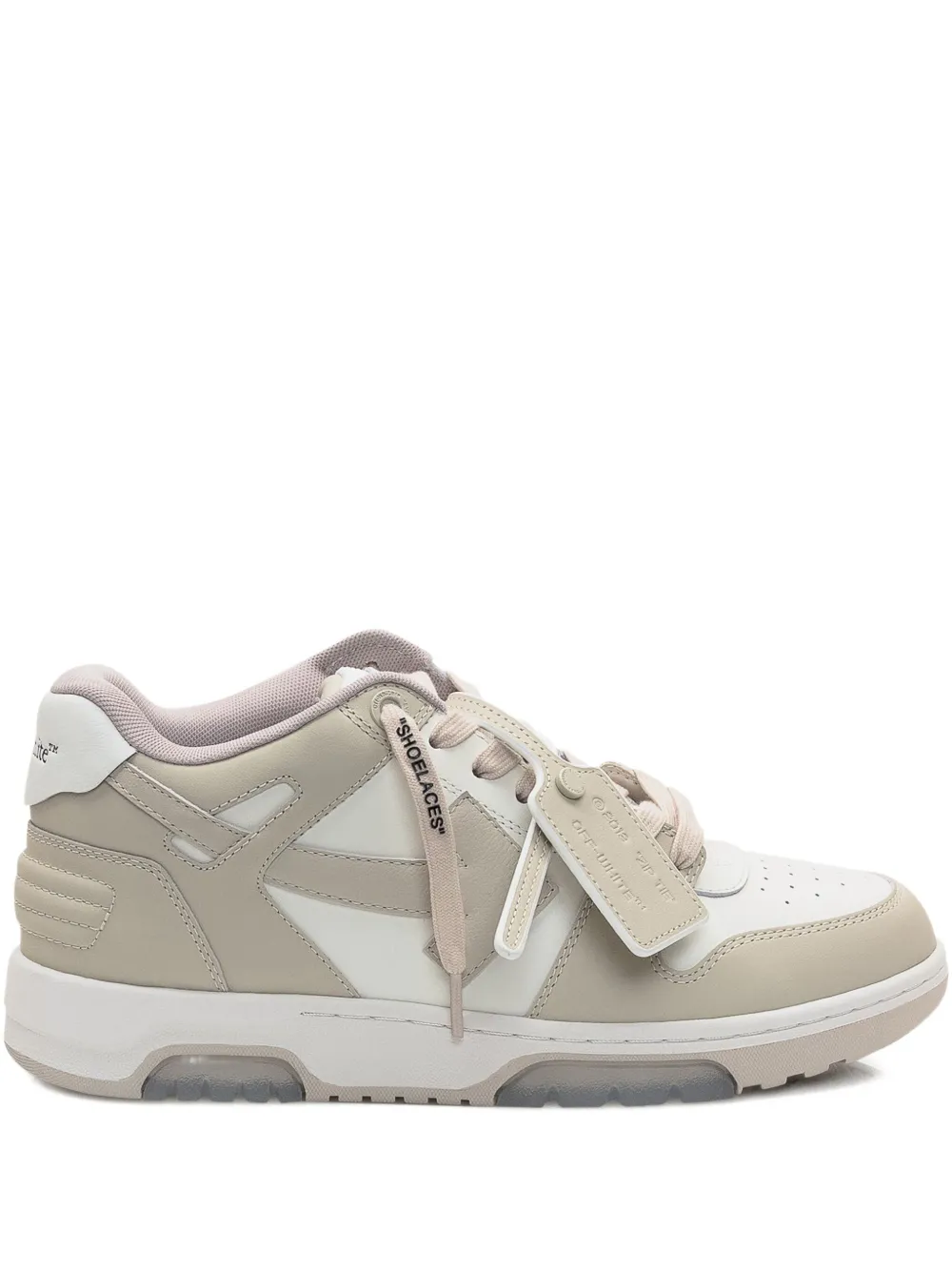 

Кроссовки Out Of Office из телячьей кожи с отделкой в виде стрелы OFF-WHITE, нейтральный