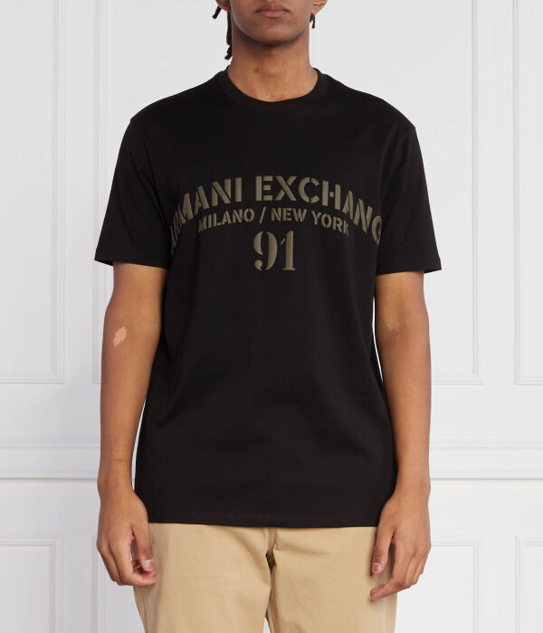 

Футболки Regular fit Armani Exchange, черный