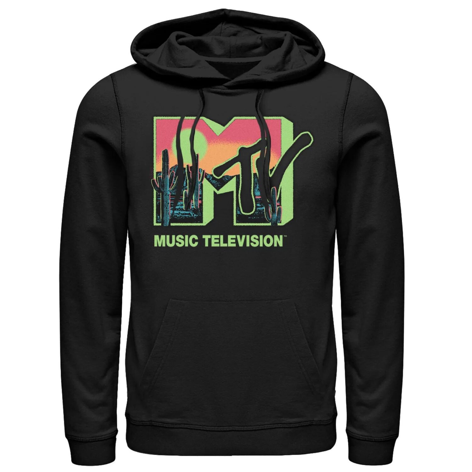 

Мужская неоновая толстовка с логотипом MTV Desert Scene Licensed Character