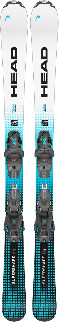 

Head Детские лыжи Supershape team easy ski set incl. jrs 4.5 gw ca br 80 solid black/speed blue 117