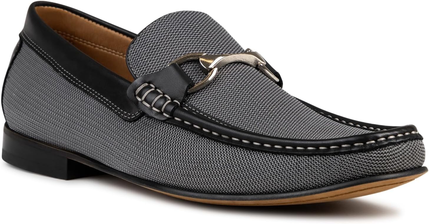 Мужские кожаные лоферы Donald Pliner Dannie Slip-On - с приподнятым каблуком, классические туфли-лоферы для мужчин, стелька из пены с эффектом памяти, кожаная обувь для мужчин Donald J Pliner, серый — фото 2