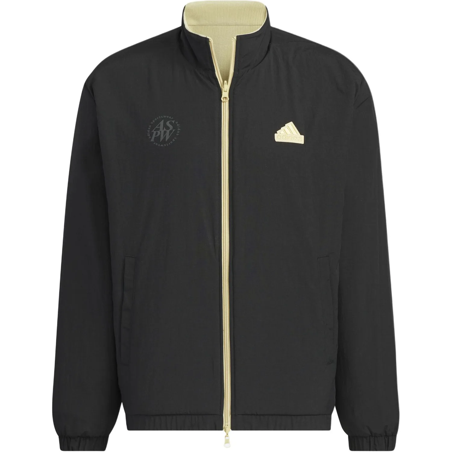 Adidas Куртка унисекс песочный коричневый/черный — фото 3