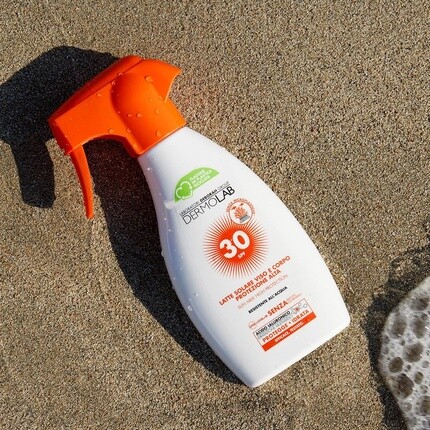 Dermolab Sun Milk Spray для лица и тела Высокая защита SPF 30 Водостойкий 250мл — фото 2