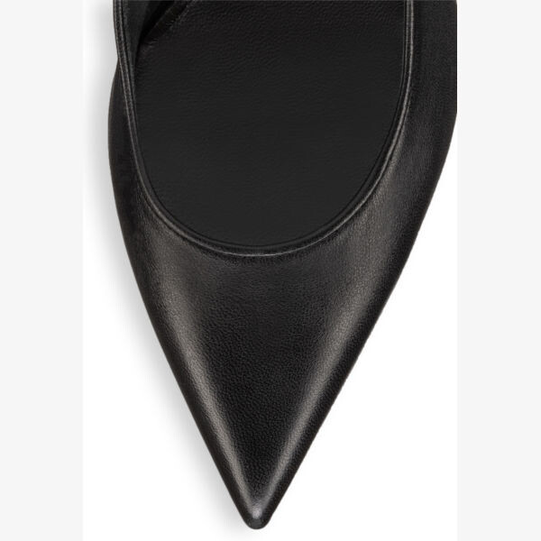Спортивные туфли-лодочки Kate Sling 55 из кожи на каблуке Christian Louboutin, черный — фото 3