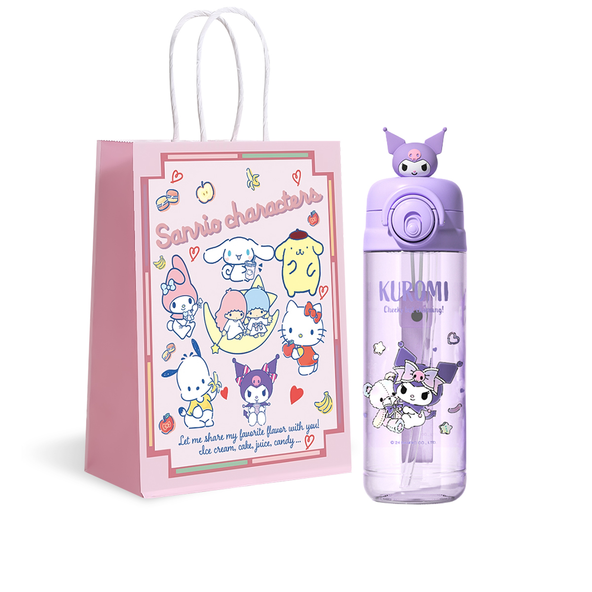 

Пластиковые стаканы для воды 580ml Sanrio, фиолетовый