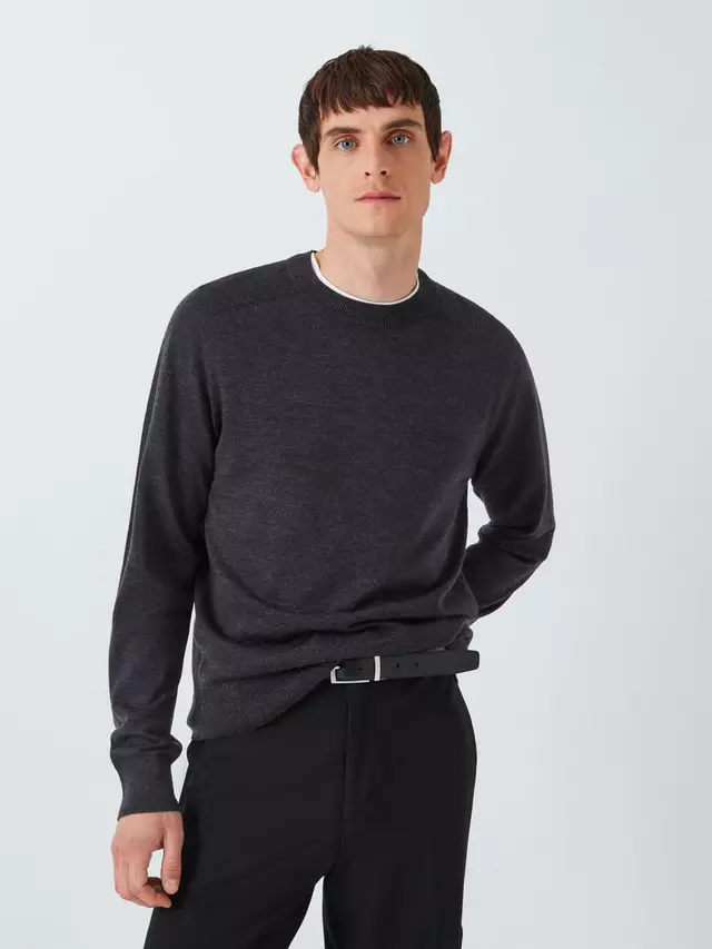 

Джемпер Kin Merino Wool Crew Neck, цвет asphalt