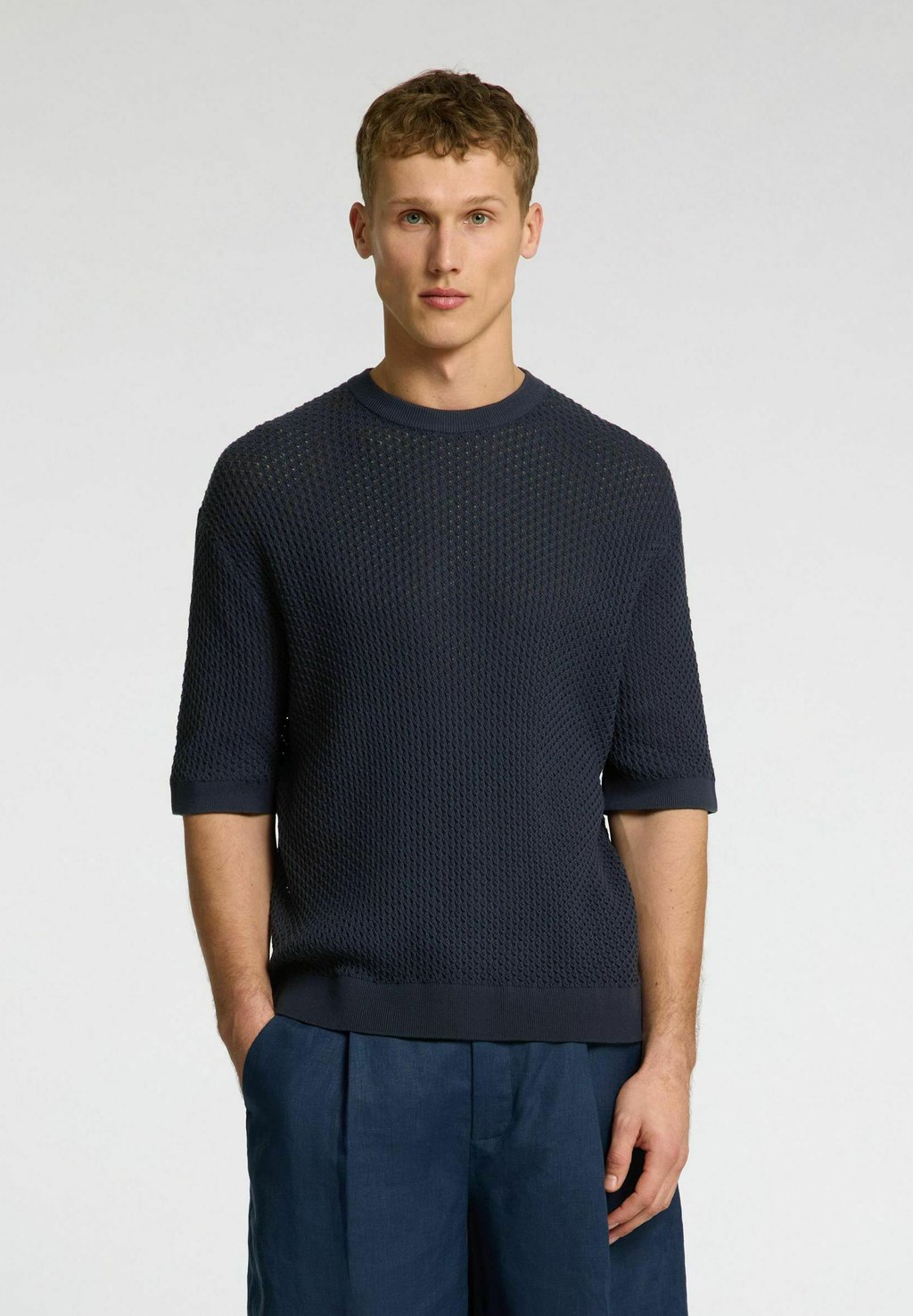 

Базовая футболка Selected Homme, синий