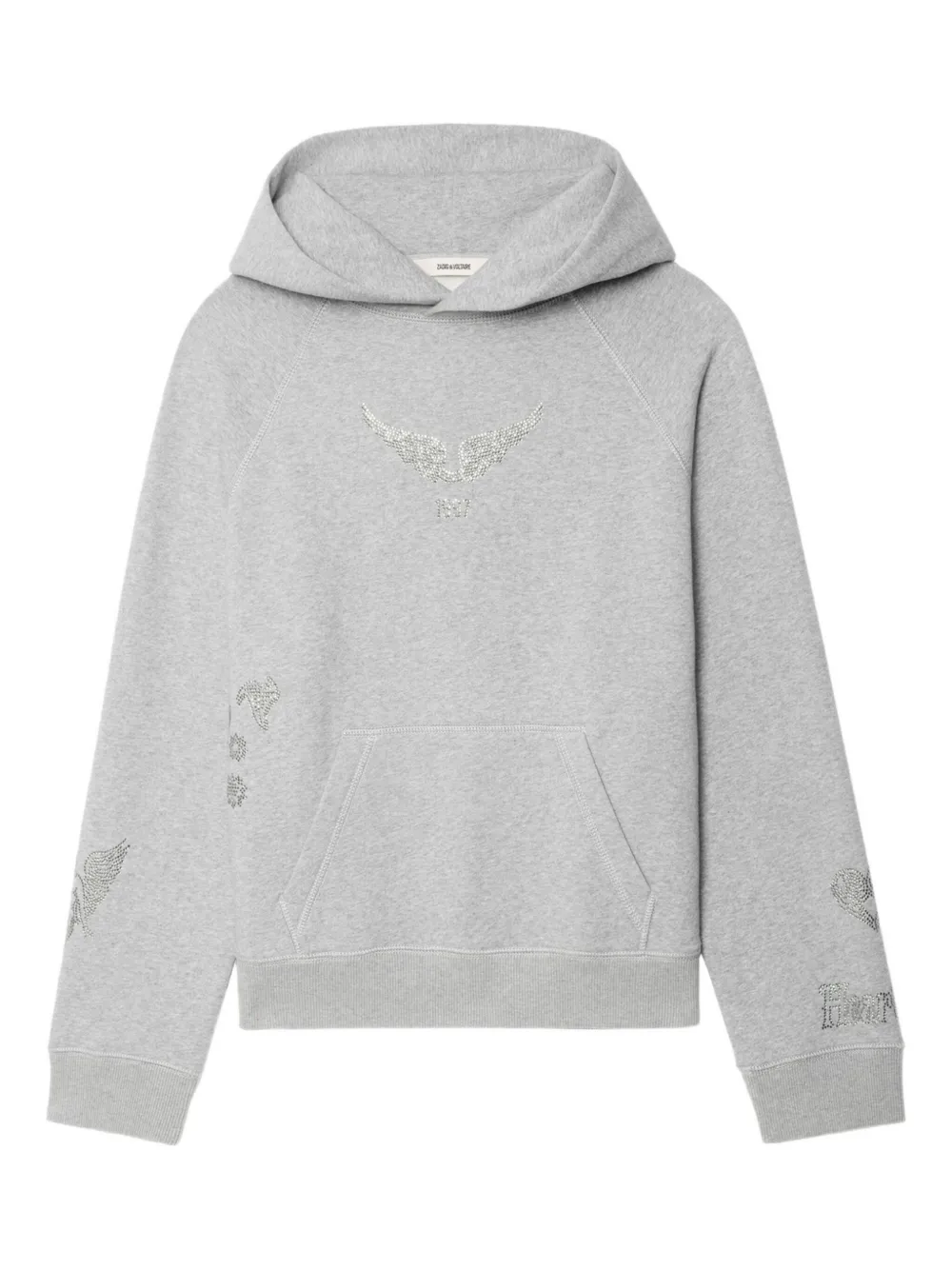 

Худи Gems с кристаллами Zadig&Voltaire, серый