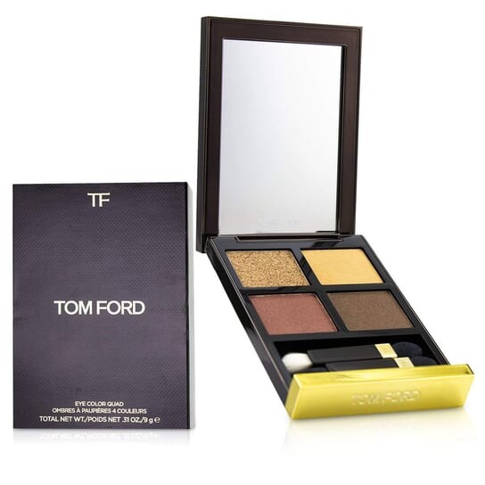 Тени для век, 26 оттенков Leopard Sun, 9 г Tom Ford, Eye Color Quad 4 Couleurs, золотой — фото 2