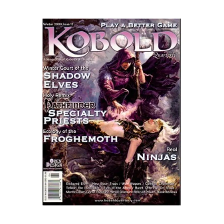 

Журнал #12 "Real Ninjas, Pathfinder - Specialty Priests", Kobold Quarterly