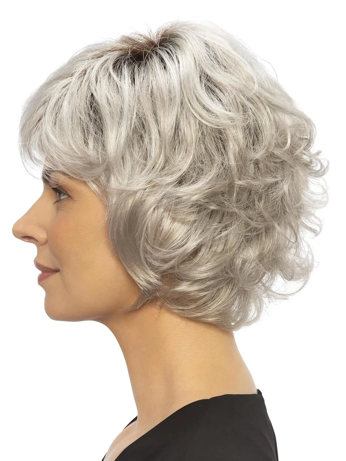 Женский парик из синтетических волос Lofty «Michelle» Lofty, Platinum Dark Root — фото 3