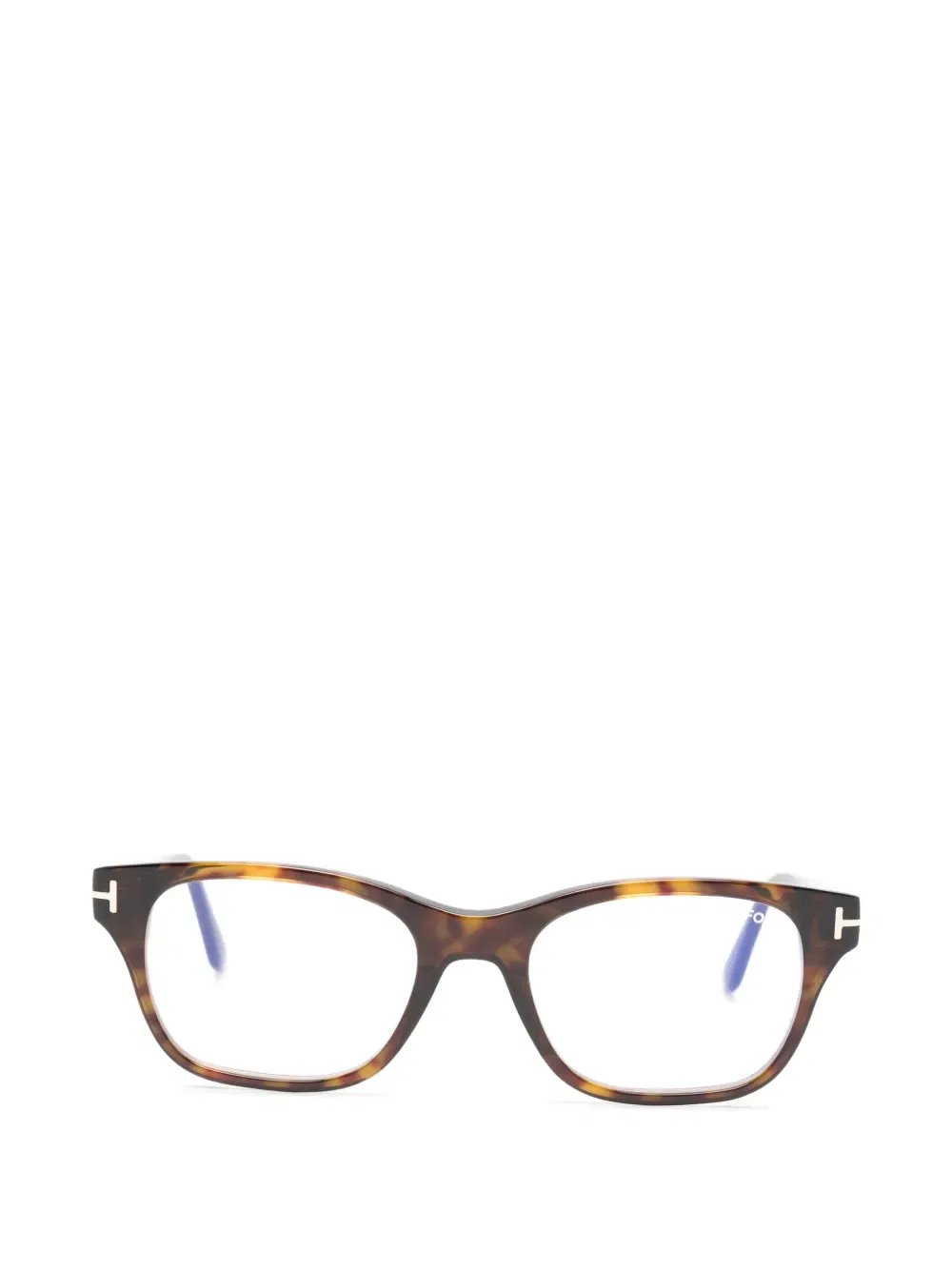 Очки в прямоугольной оправе Tom Ford Eyewear, коричневый