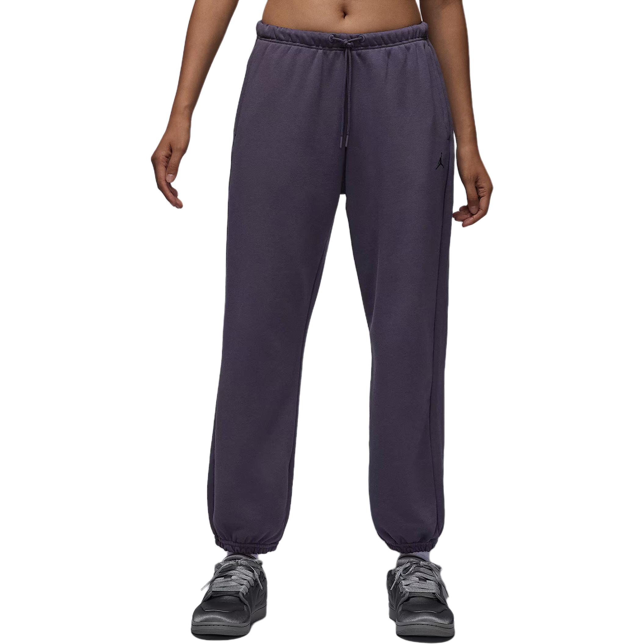 

Вязаные спортивные штаны Women's Jordan, темно-фиолетовый/серо-черный