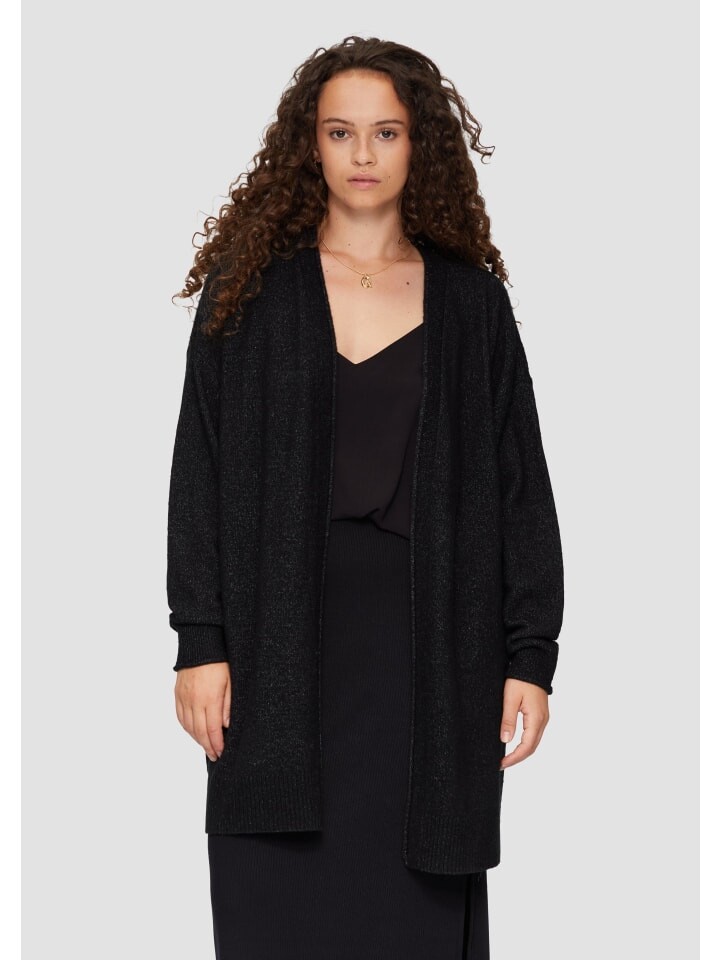 

Кардиган QS Strickjacke langarm, черный