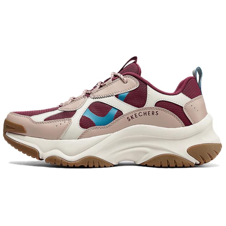 

Скейтерские низкие массивные кроссовки мужские красные Skechers