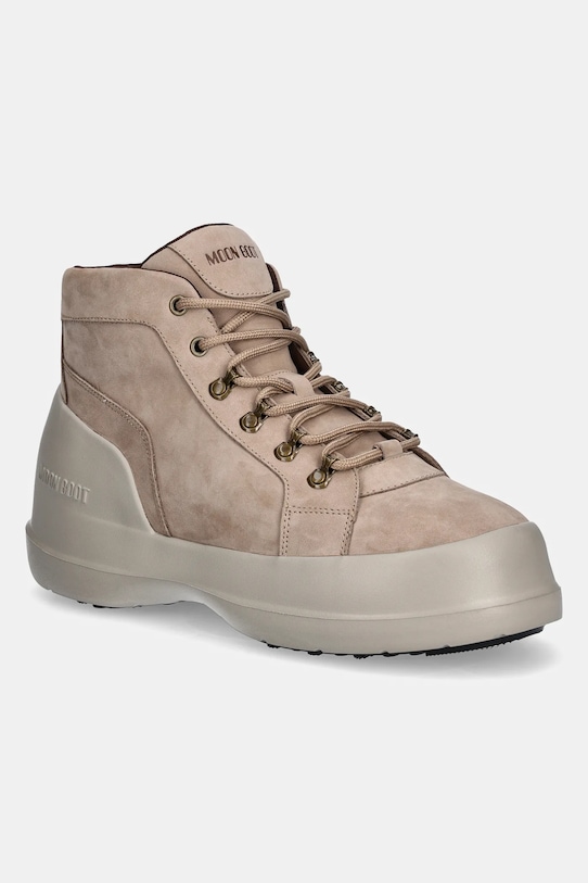 

Походные ботинки MB LUNA TREK MID NUBUCK из нубука Moon Boot, бежевый