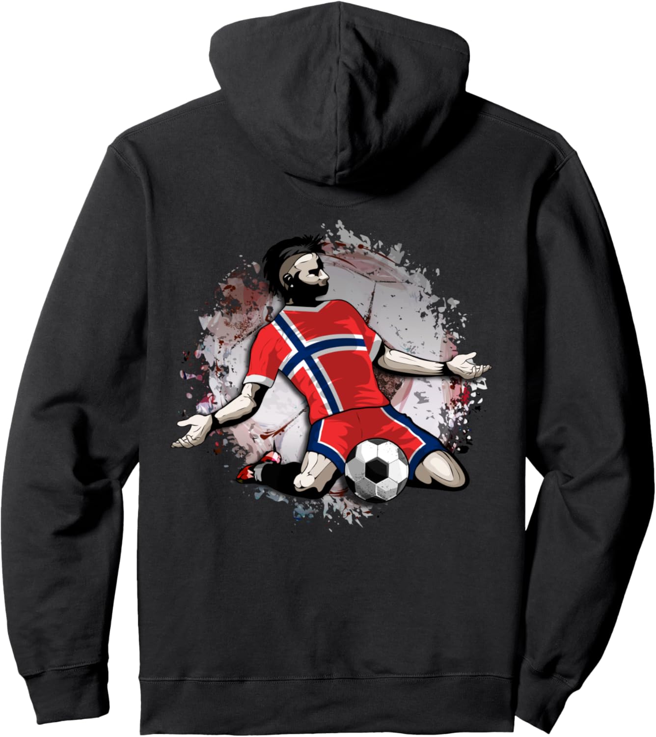 

Футбольная толстовка с изображением норвежского флага и футбольного флага Норвегии, черная Teeisle Norway Football, Черный, Футбольная толстовка с изображением норвежского флага и футбольного флага Норвегии, черная Teeisle Norway Football