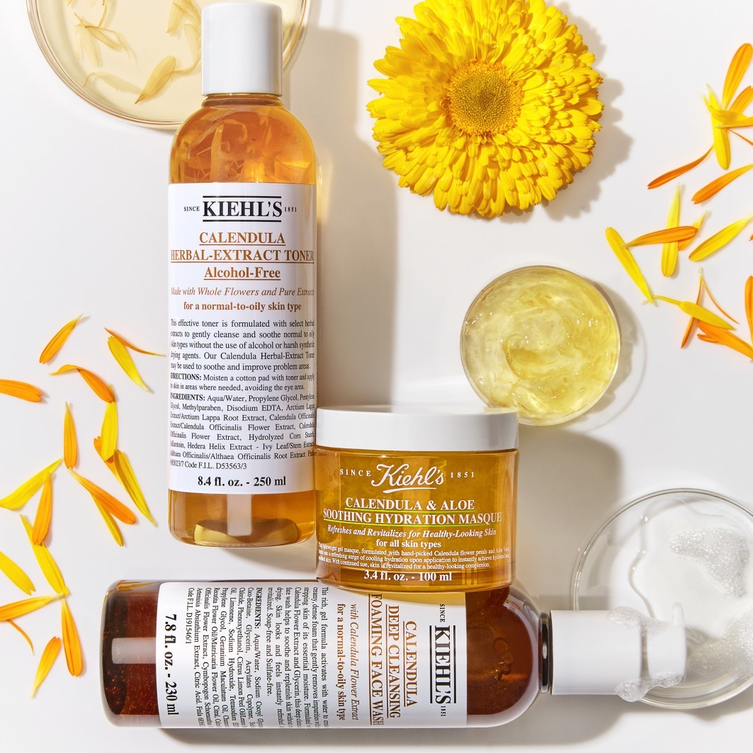 Гель для умывания Kiehl's — Гель для лица calendula foaming wash Kiehls, объем, 75 мл — фото 4
