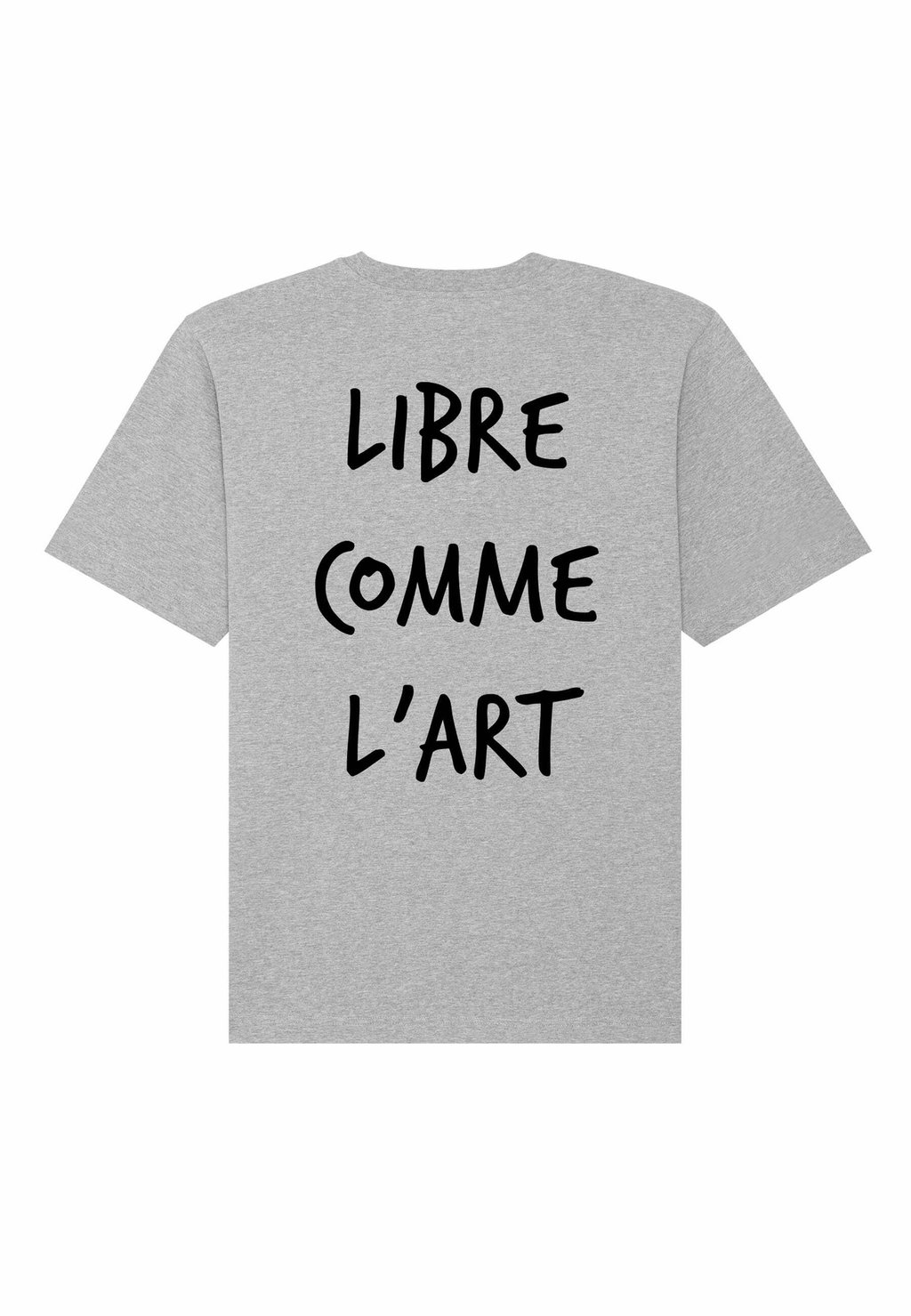 

Футболка с принтом LIBRE COMME LART BACK PRINT HEAVYWEIGHT Mira Paris, пятнистый серый