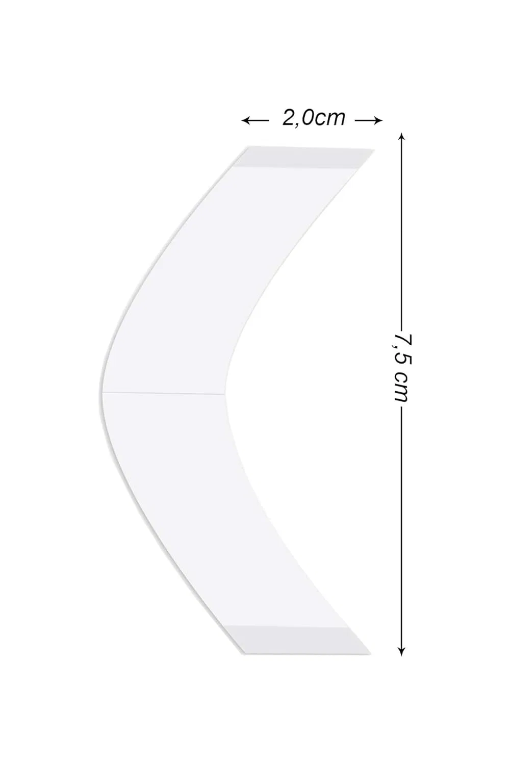 Клейкая лента для париков и накладок WALKER TAPE Angle Clear, 36 шт. Walker Tape — фото 2