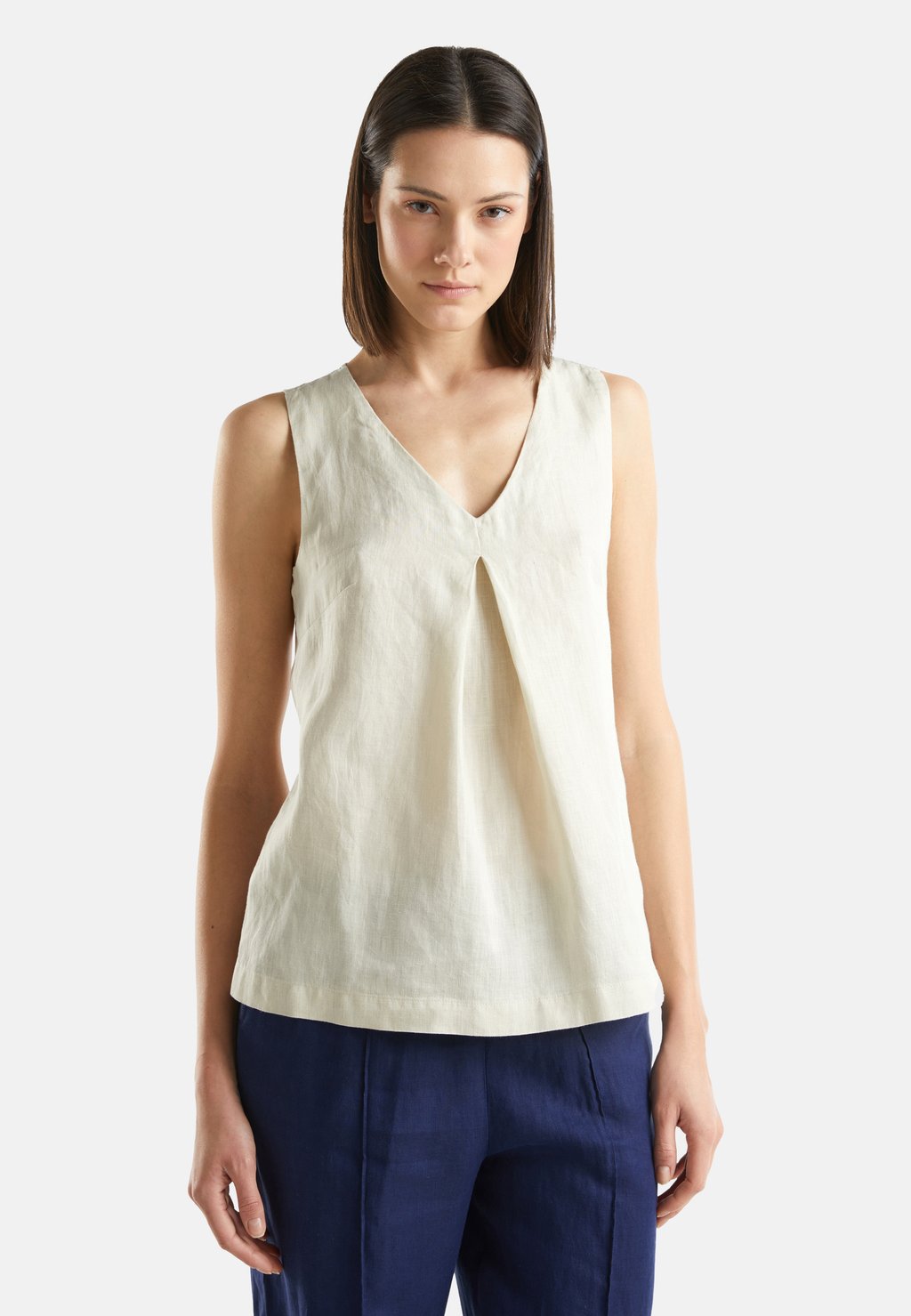 

Блуза SLEEVELESS United Colors of Benetton, бежевый