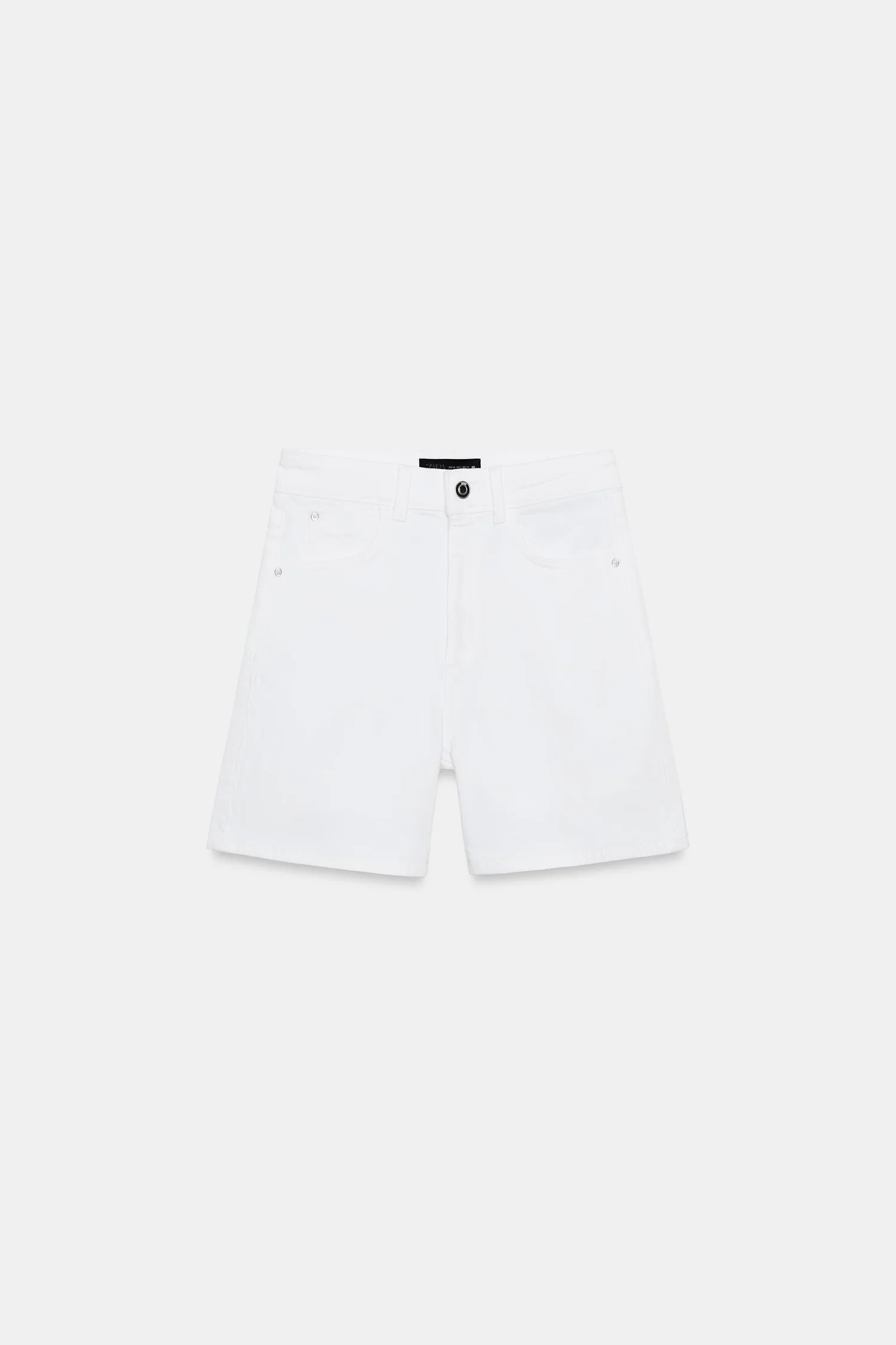 Шорты z1975 mom fit Zara, белый