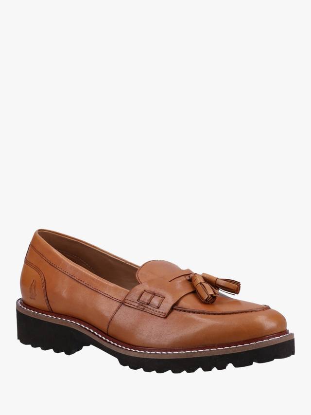 Ginny кожаные мокасины с массивными кисточками Hush Puppies, Tan — фото 2