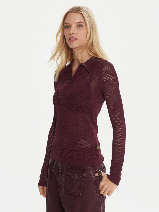 

Блузка slim fit Pointelle D26657-B754 G-Star Raw, красный