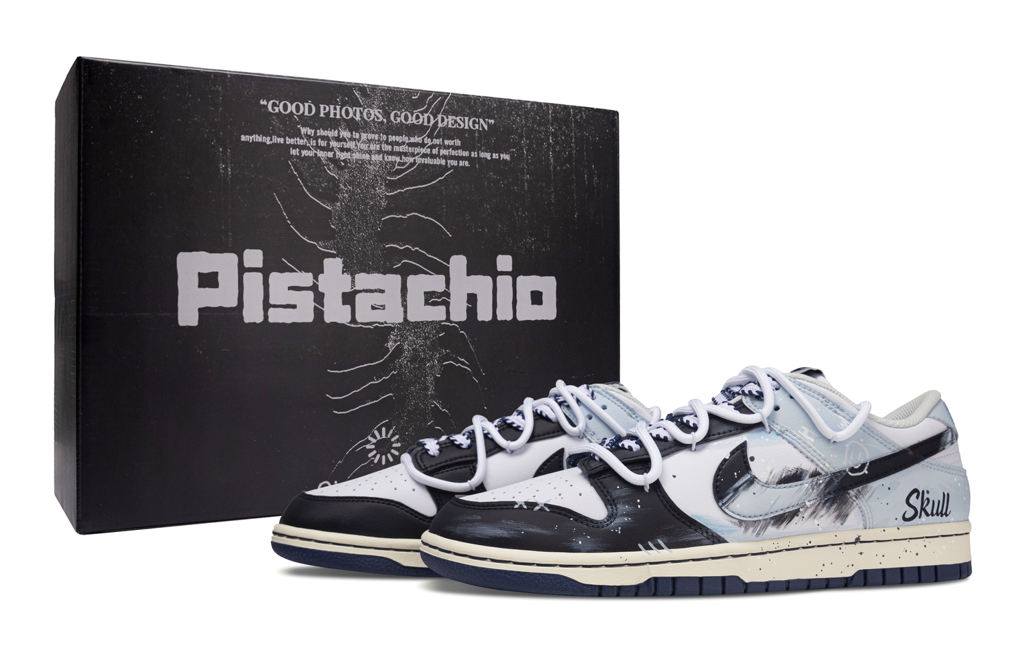 

Nike Кроссовки Dunk Dull Forest LH износостойкие и легкие низкие для скейтбординга мужские синие