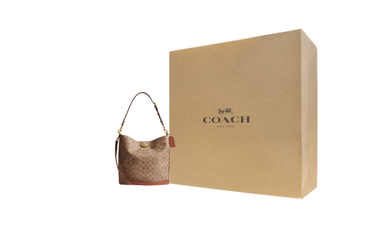 

COACH Ивовая наплечная сумка