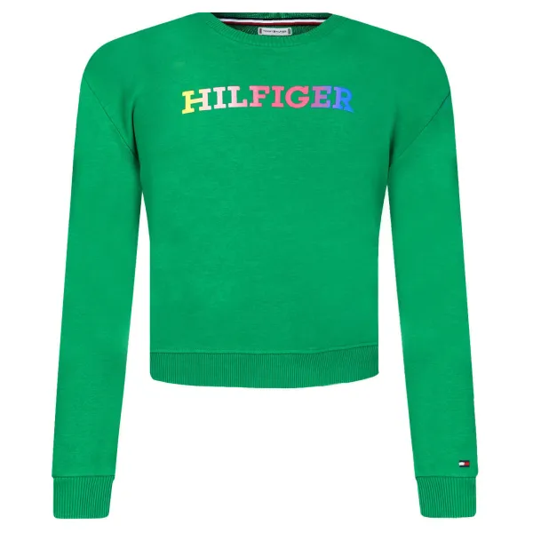 

Толстовка свободного кроя-монотипа Tommy Hilfiger, зеленый