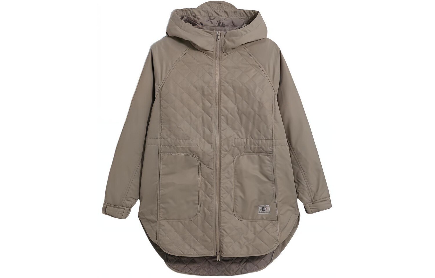 

Стеганая куртка женская Gap, цвет Gray Brown